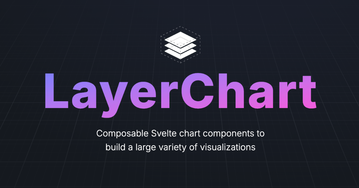 LayerChart — Composable Svelte chart components to build a large variety of visualizations